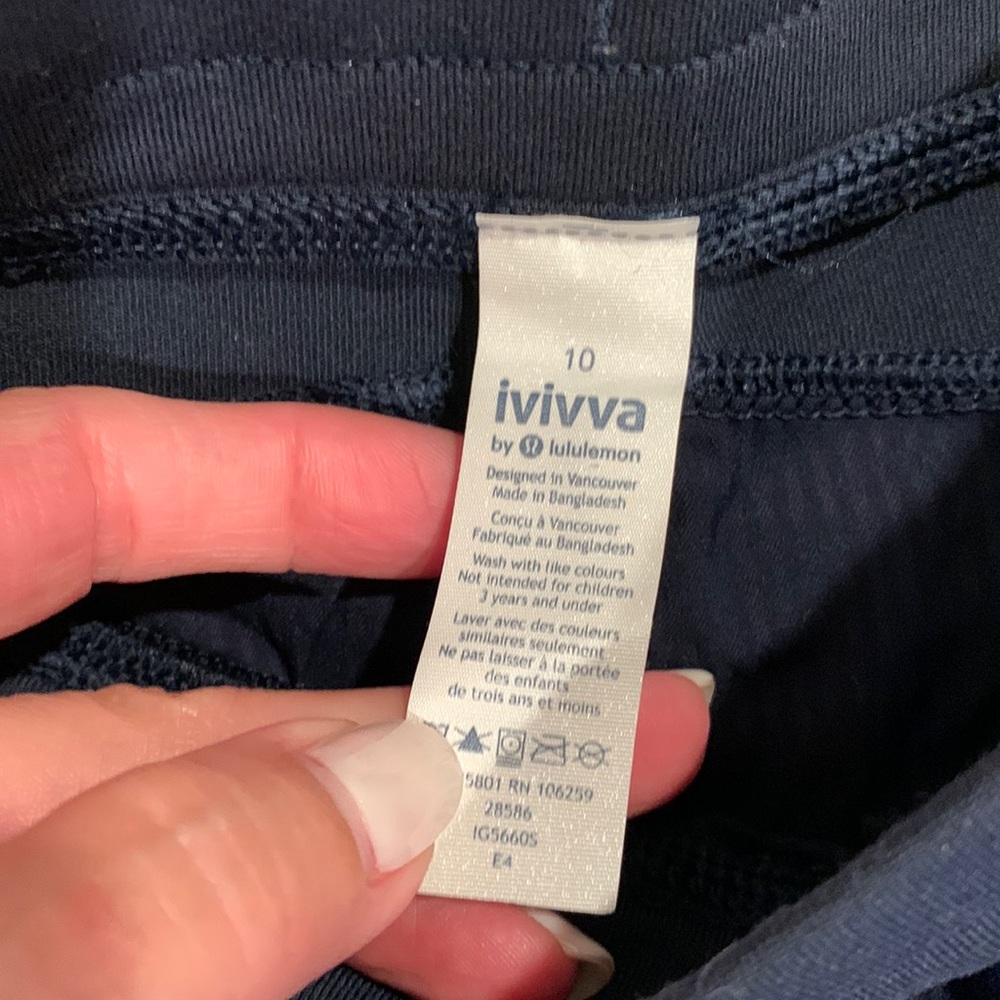 Ivivva ( Lululemon kids) size 12 baby blue amazing condition